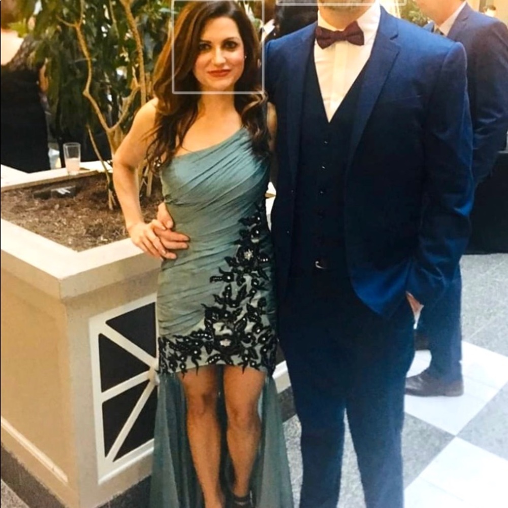 Wedding Date perfection Green Dress! Worn Once.